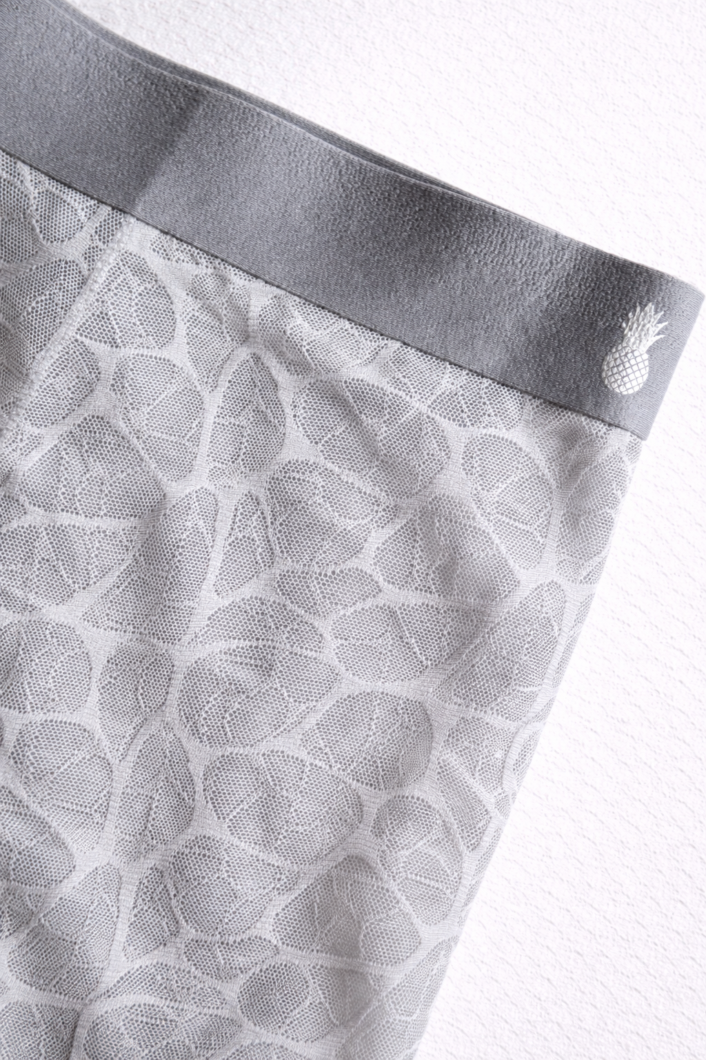 Geo-Mesh Seamless Boxers-  Storm Grey