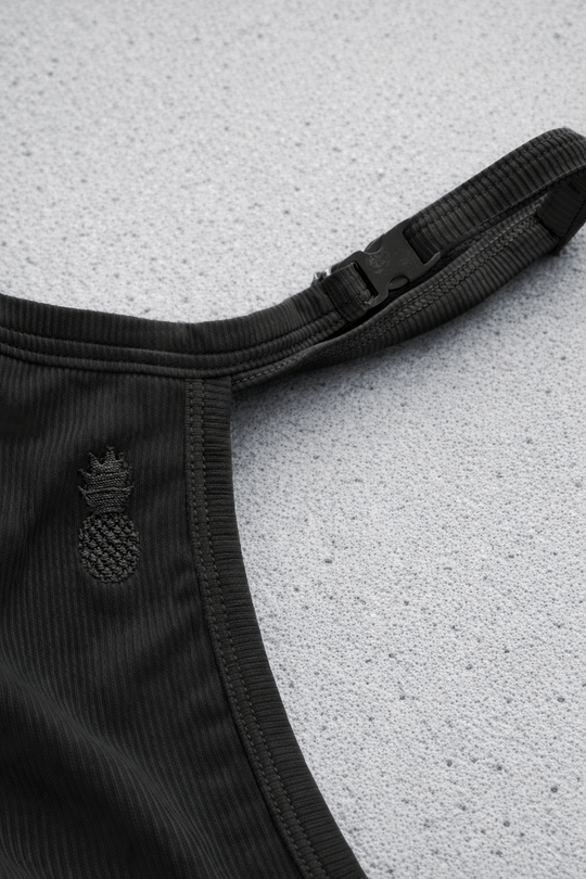 G String V Back Jockstrap - Pitch Black
