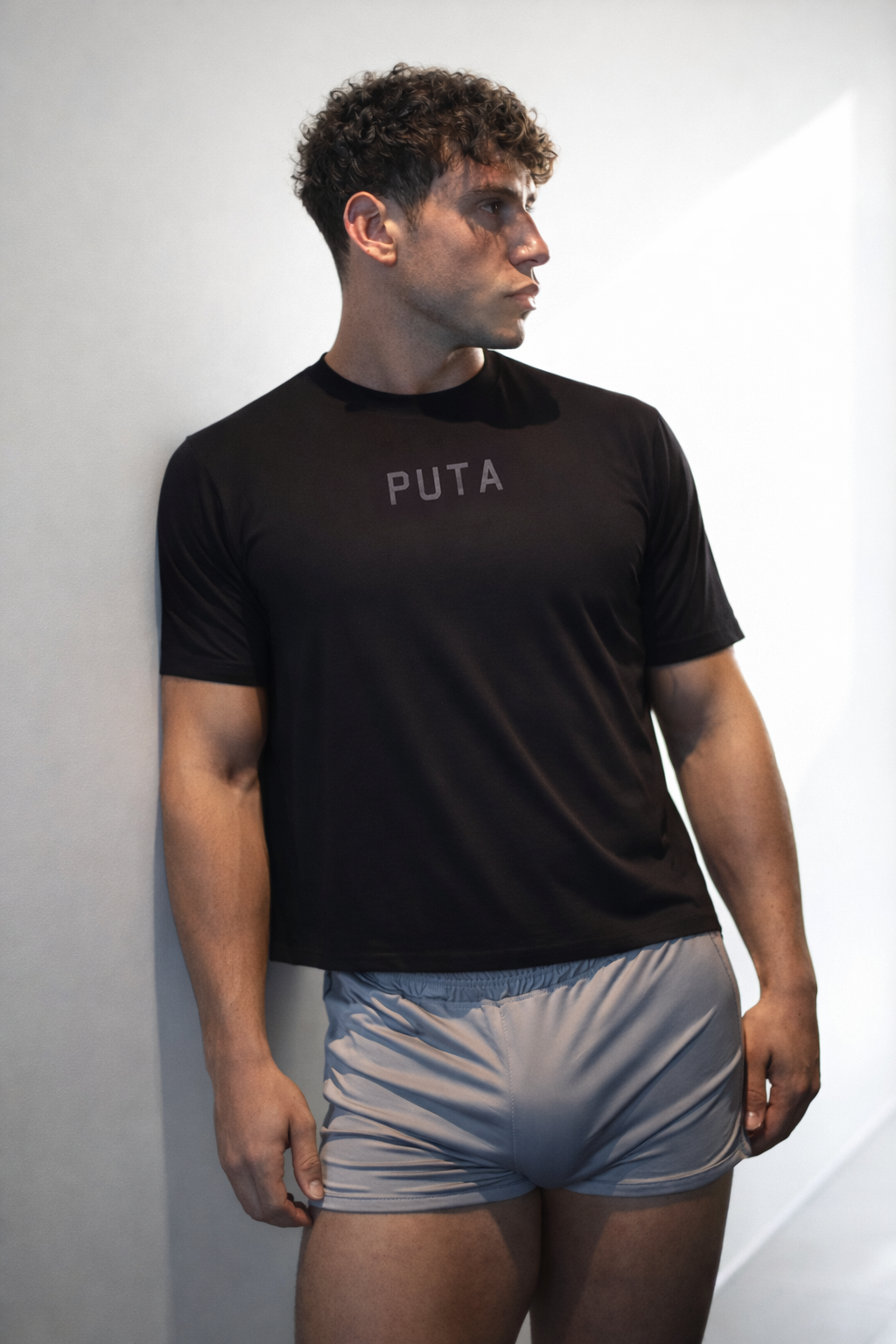 Oversized Relaxed Crop Top - Puta