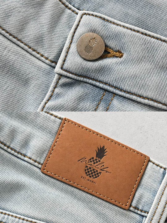 In-Your-Dreams 3.5" Denim Short Shorts - Hazy Blue
